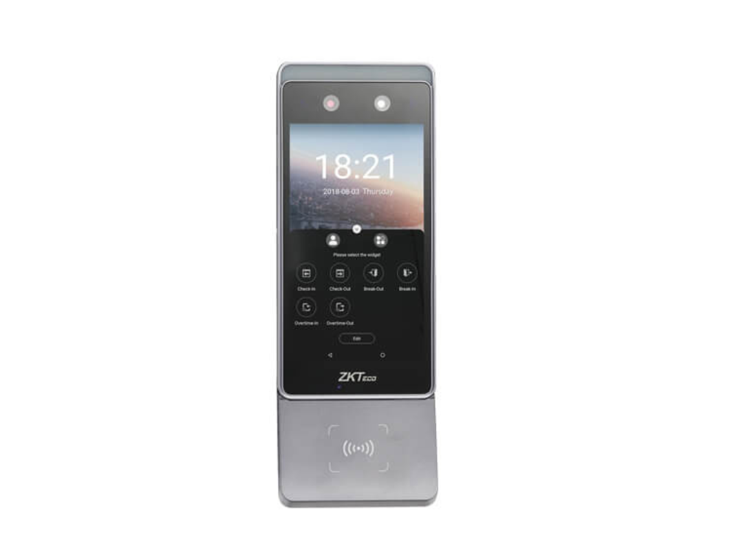 جهاز حضور وانصراف ZKTeco Horus E1-RFID اللاسلكي للتعرف على الوجه مع وحدة RFID جهاز حضور وانصراف ZKTeco Horus E1-RFID اللاسلكي للتعرف على الوجه مع وحدة RFID